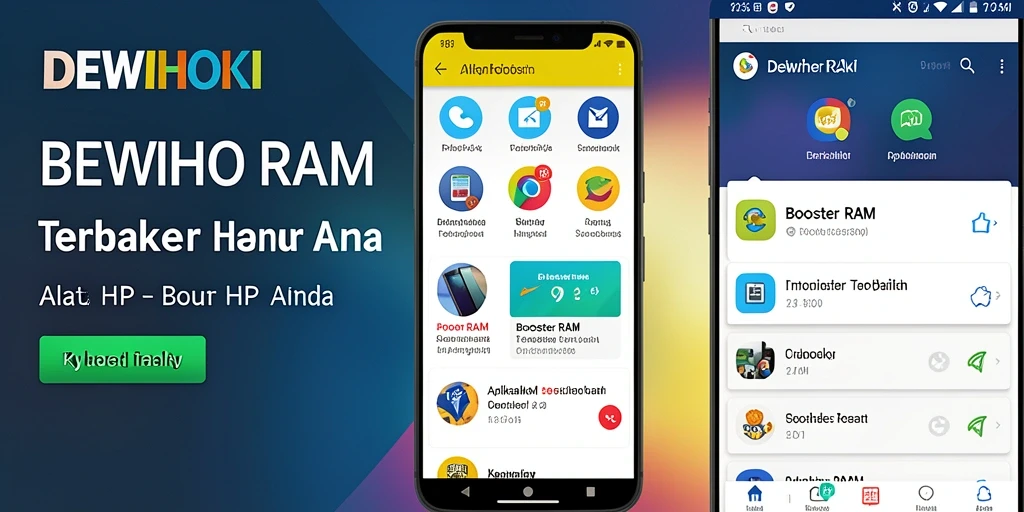 Antarmuka DEWIHOKI yang intuitif untuk optimasi RAM.