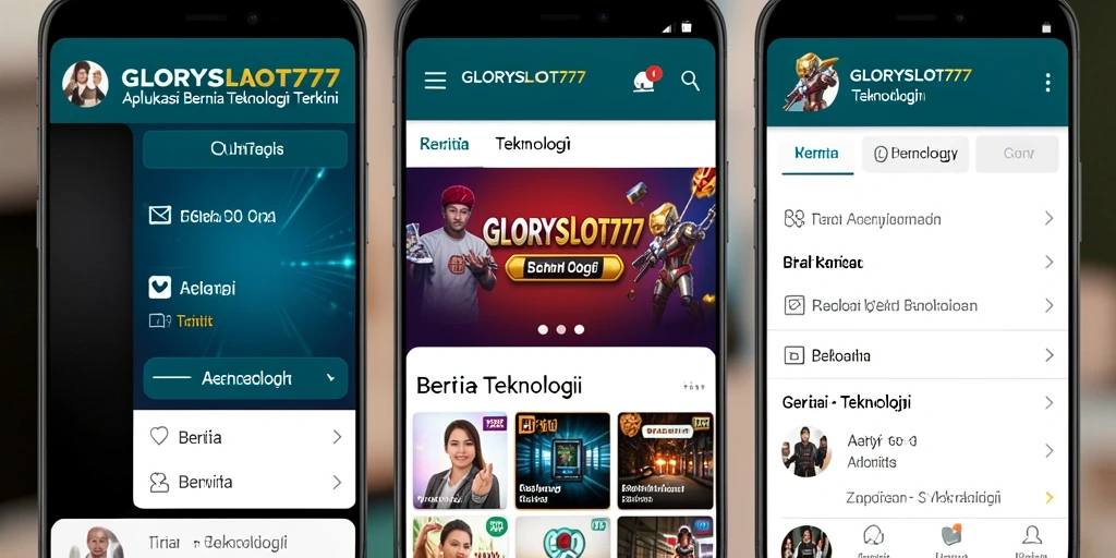 Tampilan antarmuka GLORYSLOT777 yang menarik dan user-friendly.