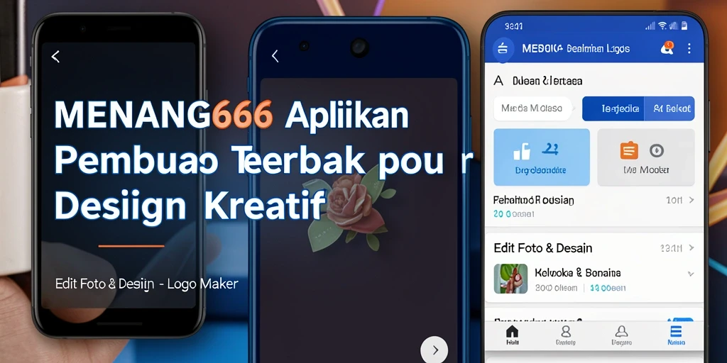 Tampilan antarmuka pengguna MENANG666 untuk desain logo yang mudah dan cepat.