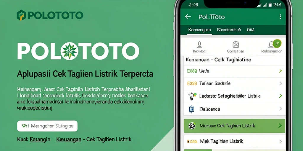 Tampilan antarmuka POLOTOTO yang sederhana dan fungsional.